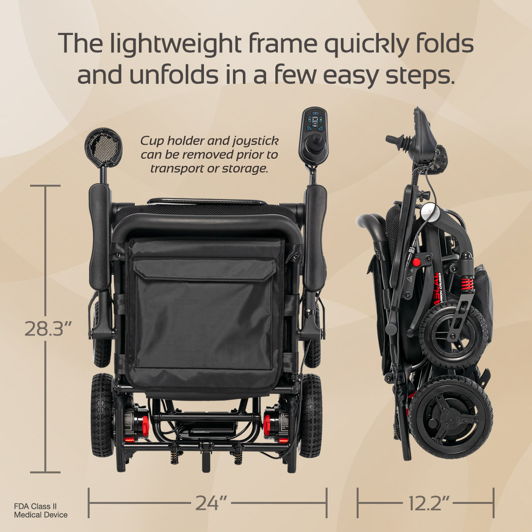 Rascal Carbon Cruiser Lightweight Power Chair - Image 2